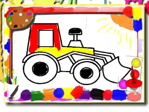 Trò chơi Back to School: Kids Car Coloring trực tuyến