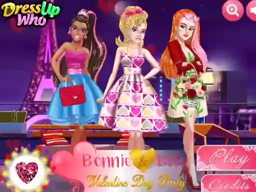 Trò chơi Bonnie and BFFs Valentine Day Party trực tuyến