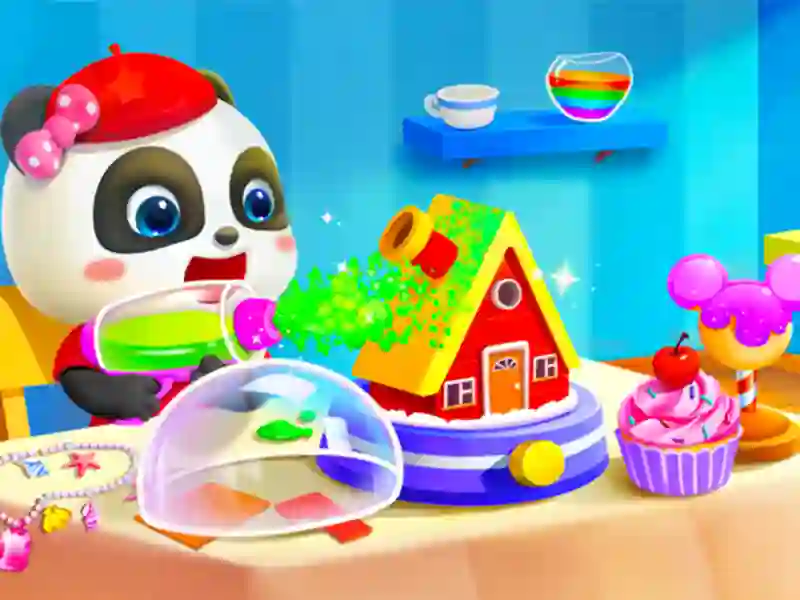 Trò chơi Baby Panda Kids Crafts DIY trực tuyến