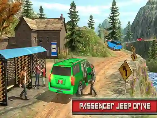 Trò chơi Jeep Passeger Offroad Mountain Simulation Game trực tuyến