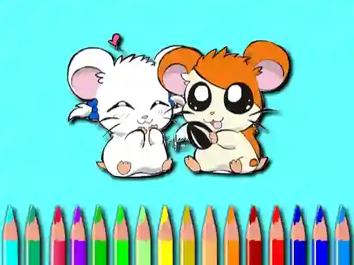Trò chơi Hamster Coloring Book trực tuyến