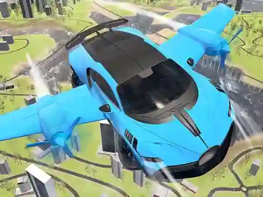 Trò chơi Real Sports Flying Car 3d trực tuyến