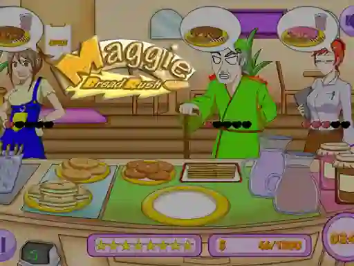Trò chơi Maggie Bread Rush trực tuyến