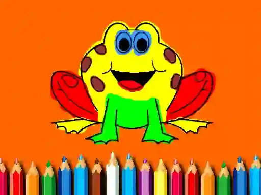 Trò chơi Back To School: Frog Coloring Book trực tuyến