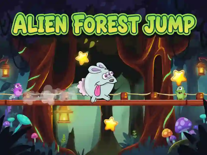 Trò chơi Alien Forest Jump trực tuyến