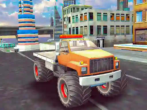 Trò chơi Monster Truck Stunts Free Jeep Racing trực tuyến