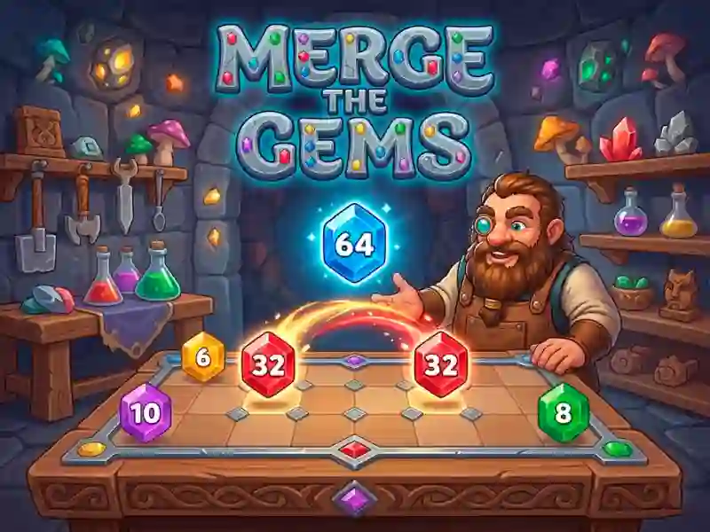 Trò chơi Merge the Gems trực tuyến