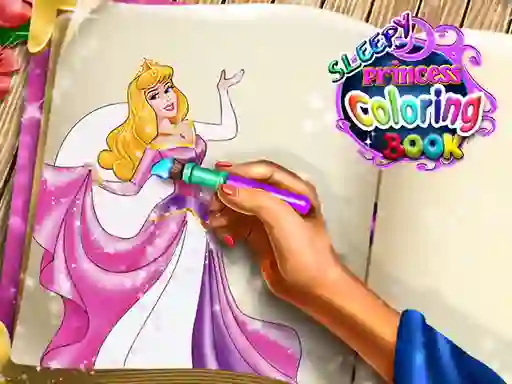 Trò chơi Sleepy Princess Coloring Book trực tuyến