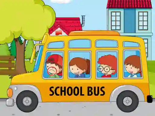 Trò chơi School Bus Differences trực tuyến