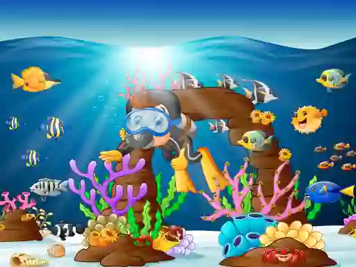 Trò chơi Water Dive 2D: Underwater Survival trực tuyến