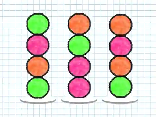 Trò chơi Ball Sort Paper Note trực tuyến