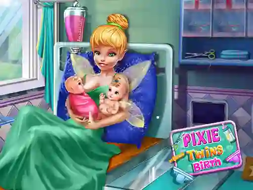 Trò chơi Pixie Twins Birth trực tuyến