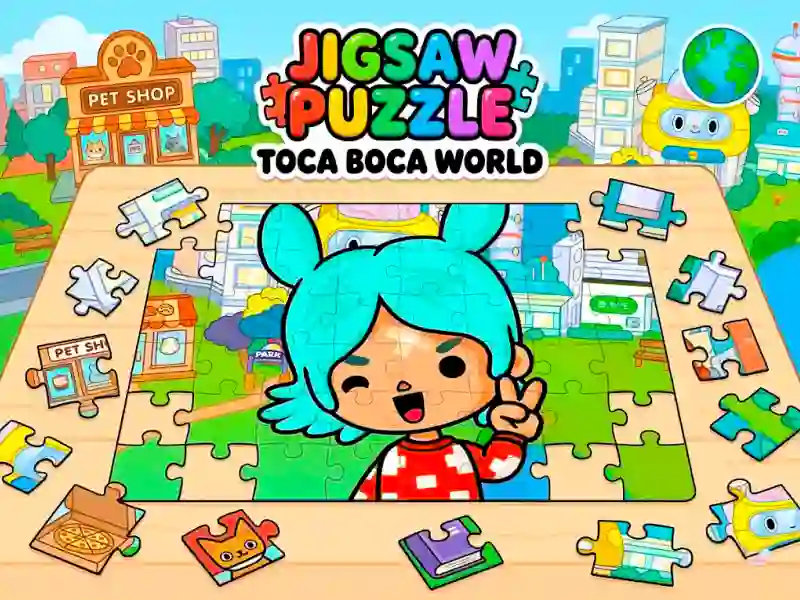 Trò chơi Jigsaw Puzzle: Toca Boca World trực tuyến