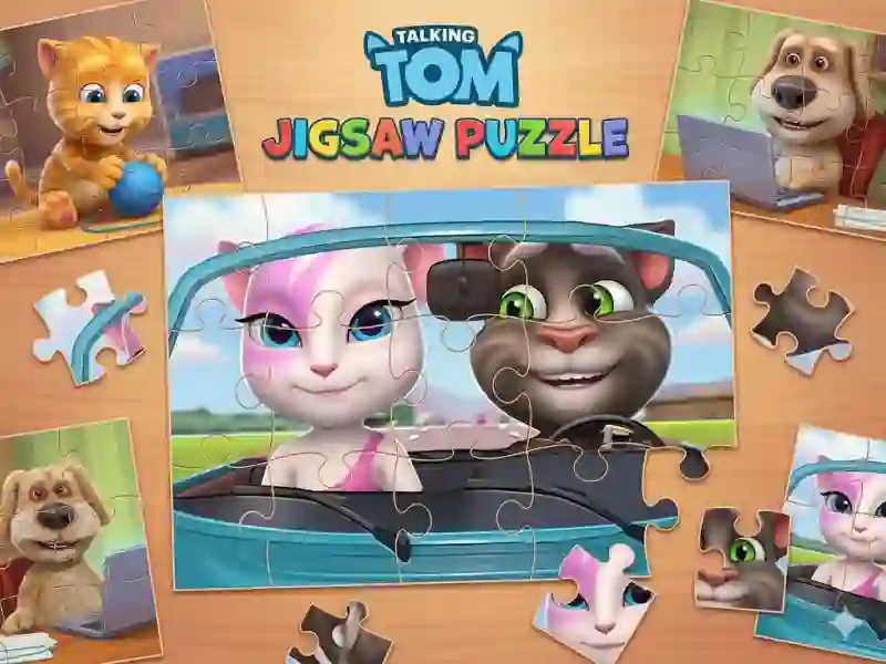 Trò chơi Talking Tom Jigsaw Puzzle trực tuyến