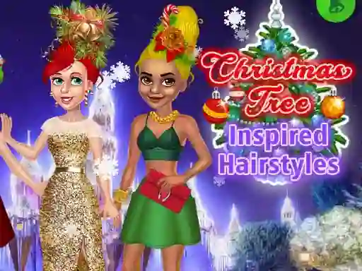 Trò chơi Christmas Tree Inspired Hairstyles trực tuyến