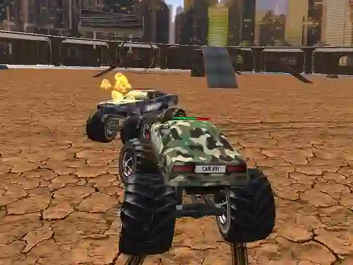 Trò chơi Demolition Monster Truck Army trực tuyến