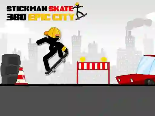 Trò chơi Stickman Skate 360 Epic City trực tuyến
