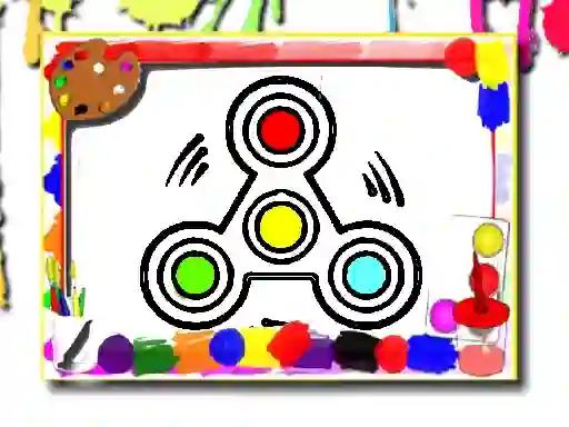 Trò chơi Fidget Spinner Coloring Book trực tuyến