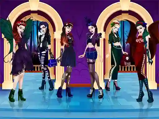Trò chơi Gothic Dress Up trực tuyến