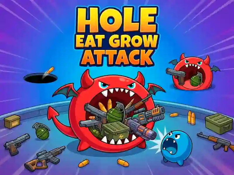 Trò chơi Hole Eat Grow Attack trực tuyến