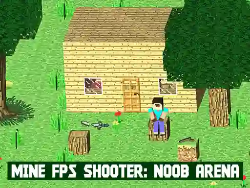 Trò chơi Mine FPS Shooter: Noob Arena trực tuyến