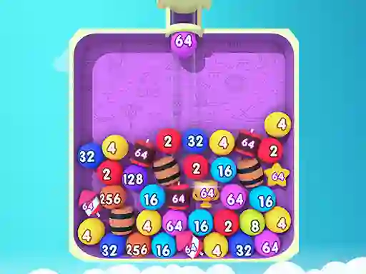 Trò chơi Bubble Merge 2048 trực tuyến