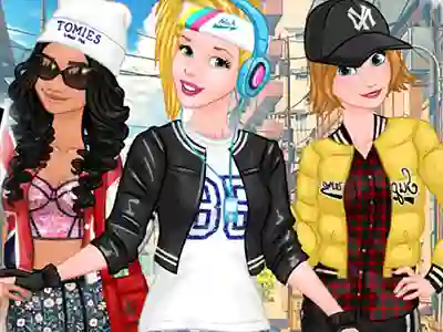 Trò chơi Princesses Sporty & Funky Day trực tuyến