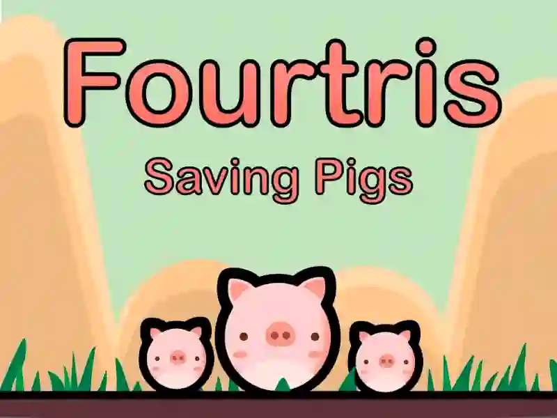 Trò chơi Fourtris Saving Pigs trực tuyến