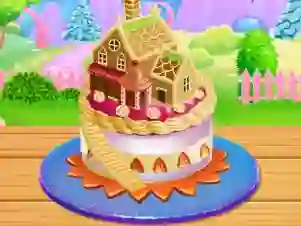 Trò chơi Doll House Cake Cooking trực tuyến