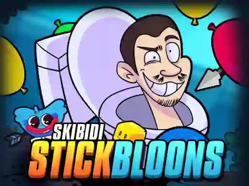 Trò chơi Skibidi Stick Bloons trực tuyến
