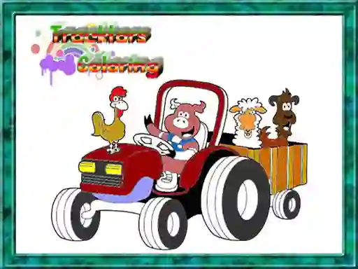 Trò chơi Tractor Coloring Pages trực tuyến