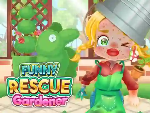 Trò chơi Funny Rescue Gardener trực tuyến