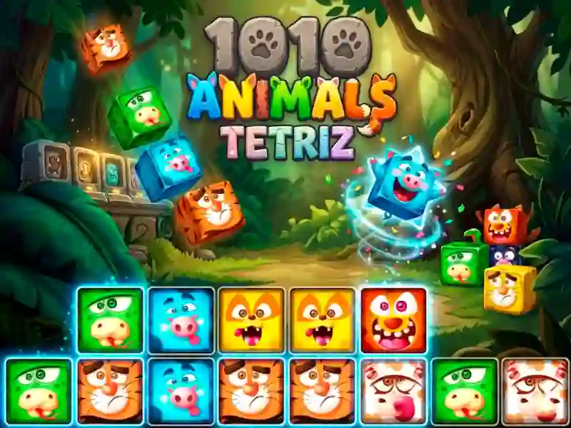 Trò chơi 1010 Animals Tetriz trực tuyến