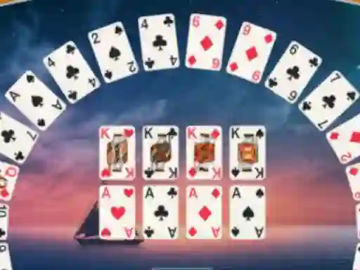 Trò chơi Crescent Solitaire trực tuyến