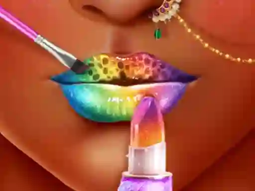 Trò chơi Princess Lip Art Salon trực tuyến