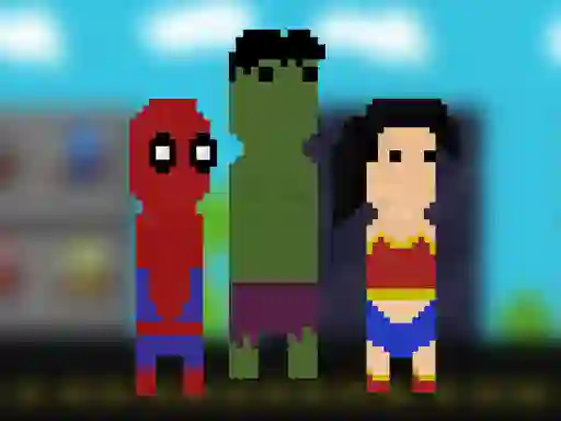 Trò chơi Super Heroes Runner trực tuyến