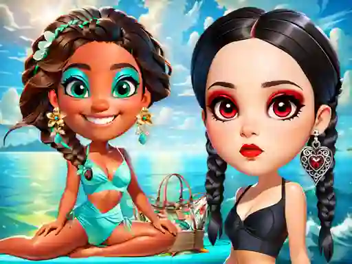 Trò chơi Wave Chic Ocean Fashion Frenzy trực tuyến
