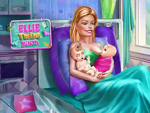 Trò chơi Ellie Twins Birth trực tuyến