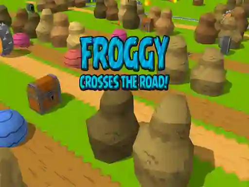 Trò chơi Froggy Crosses The Road! trực tuyến