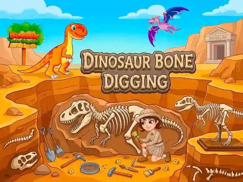Trò chơi Dinosaur Bone Digging trực tuyến