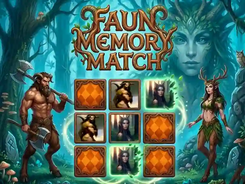 Trò chơi Faun Memory Match trực tuyến
