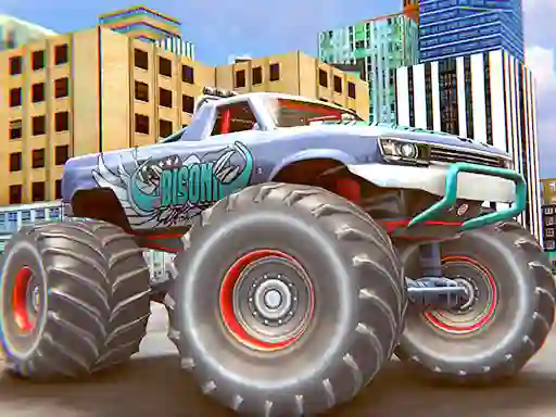 Trò chơi Monster Truck Stunt Driving Simulation trực tuyến