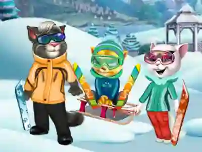Trò chơi Cats Winter Fun trực tuyến