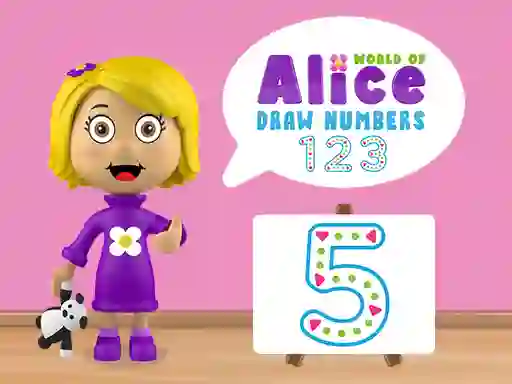 Trò chơi World of Alice Draw Numbers trực tuyến