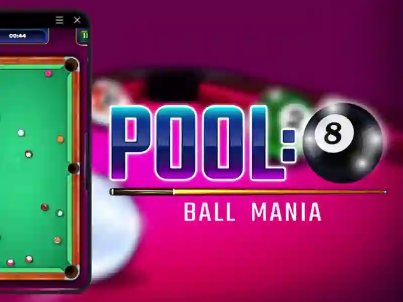 Trò chơi Pool 8 Ball Mania trực tuyến