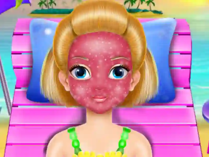 Trò chơi A Beach Day Spa Care trực tuyến