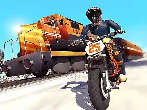 Trò chơi Trail Bike vs Train Race trực tuyến