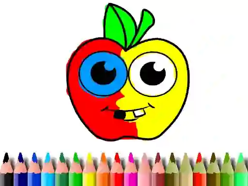 Trò chơi Back To School: Apple Coloring Book trực tuyến