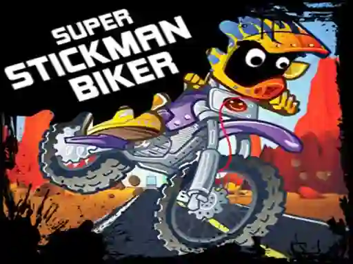 Trò chơi Super Stickman Biker trực tuyến