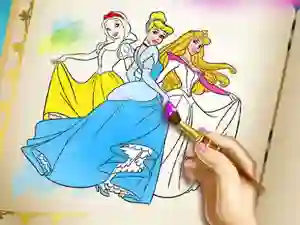 Trò chơi Princesses Coloring Book trực tuyến